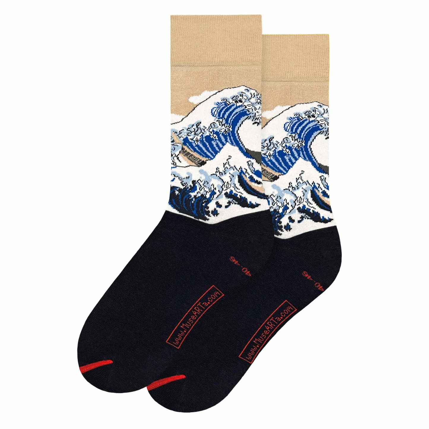 Katsushika Hokusai - Great Wave Beige License