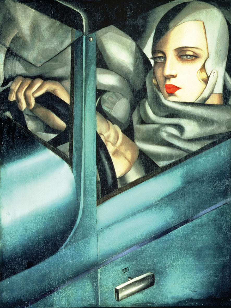 Tamara de Lempicka - Tamara in Green Bugatti