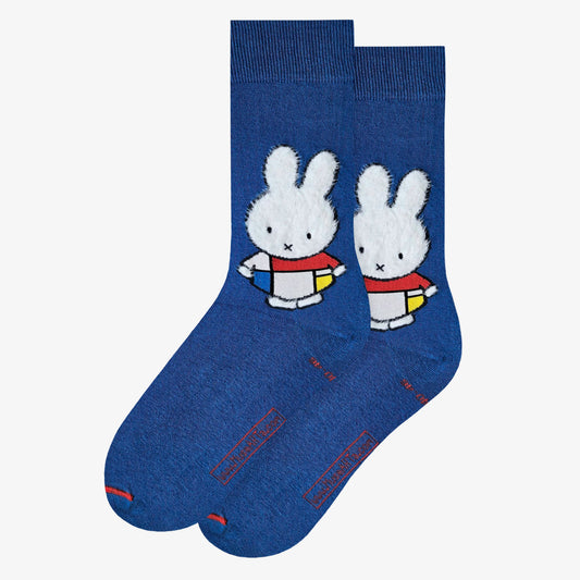 Dick Bruna - miffy • Piet Mondrian - Composición con rojo, azul y amarillo