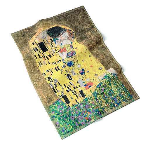 Gustav Klimt - Toalha de chá - o beijo