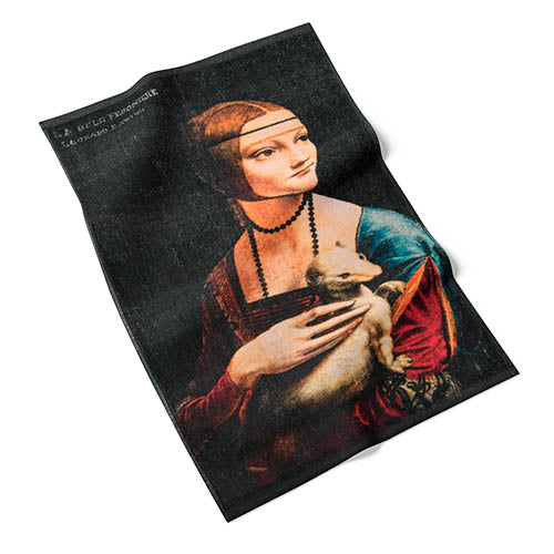 Leonardo da Vinci - tea towel - lady with the ermine