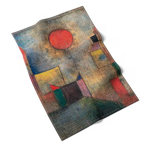 Paul Klee - tea towel - red balloon