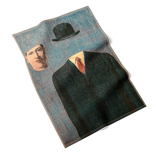 René Magritte - tea towel - the pilgrim