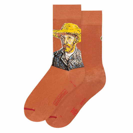 Vincent Van Gogh - autorratista con sombrero de paja